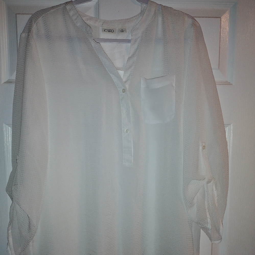 Cato White Blouse
